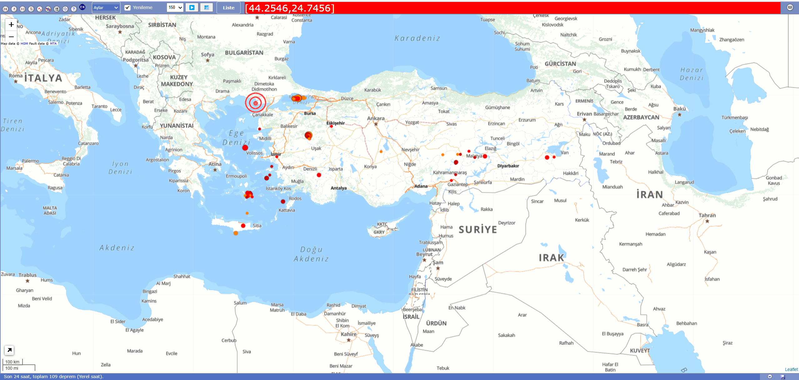 Deprem İlerleme Animasyonu Chrome Uzantısı